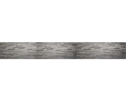 Crédence de cuisine mySpotti Splash Black Bricks mur de pierres 4500 x 600 mm SP-F3-1247 Crédence de cuisine mySpotti Splash Black Bricks mur de pierres 4500 x 600 mm SP-F3-1247