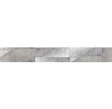 Mur en béton avec motifs géométriques