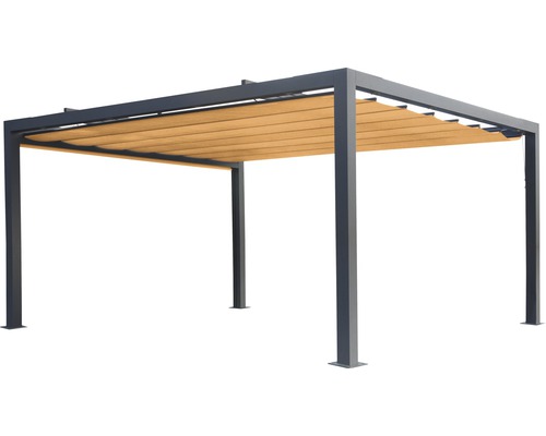 Pergola avec toit à lamelles pour le jardin