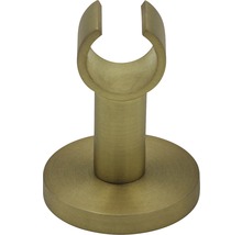 Messingfarbener Duschstangenhalter zur Wandmontage