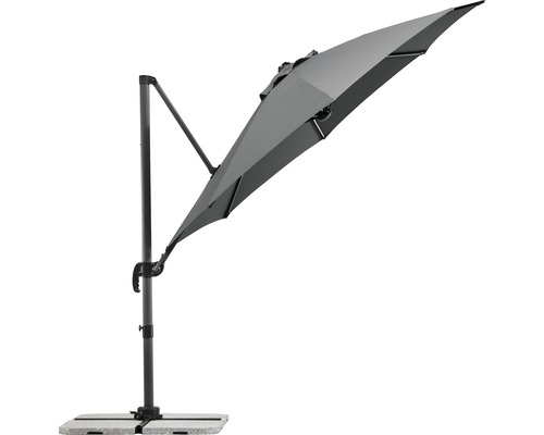 Freiarmschirm mit Standfuß