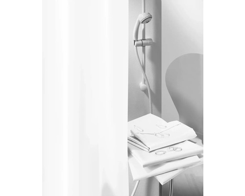Rideau de douche Spirella Altro blanc 180x200 cm