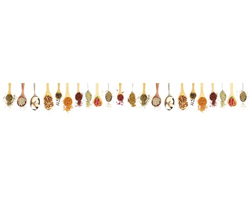 Crédence de cuisine mySpotti Splash Oriental Spice épices 4500 x 600 mm SP-F3-1259 Crédence de cuisine mySpotti Splash Oriental Spice épices 4500 x 600 mm SP-F3-1259