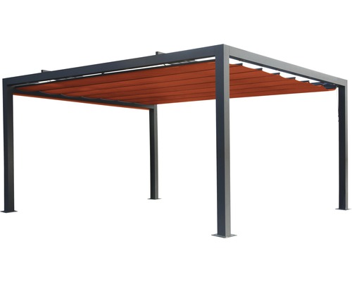Pergola avec toit à lamelles pour le jardin