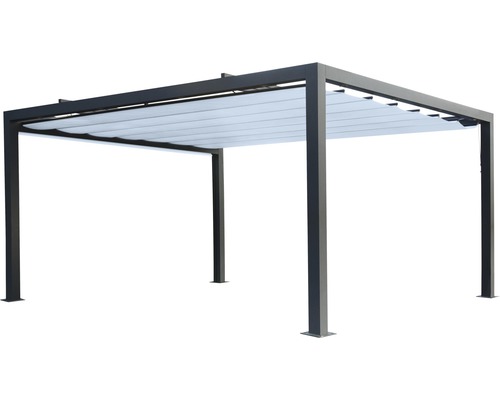 Pergola avec toit à lamelles pour le jardin