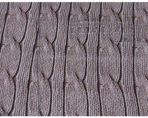 Film d'impression à l'eau laine CD-183 100 x 50 cm Gros plan d''un motif tricoté avec des torsades.