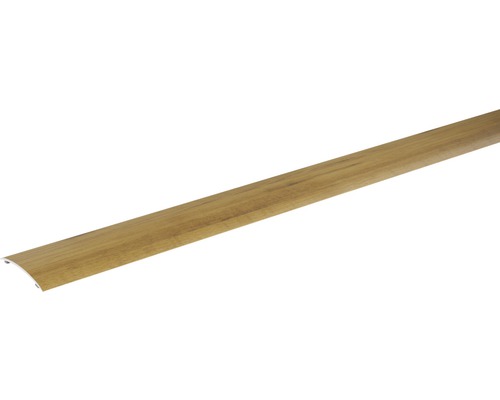 SKANDOR Anpassungsprofil Nuss selbstklebend 4,5x40x900 mm Übergangsprofil aus Metall mit Holzdekor