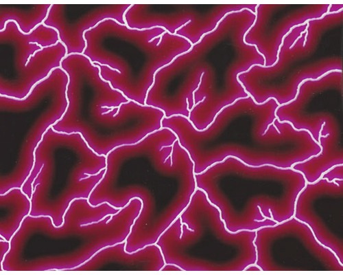 Film d'impression à l'eau éclairs rouge CD-29-A 100 x 50 cm Motif abstrait avec des motifs d''éclair