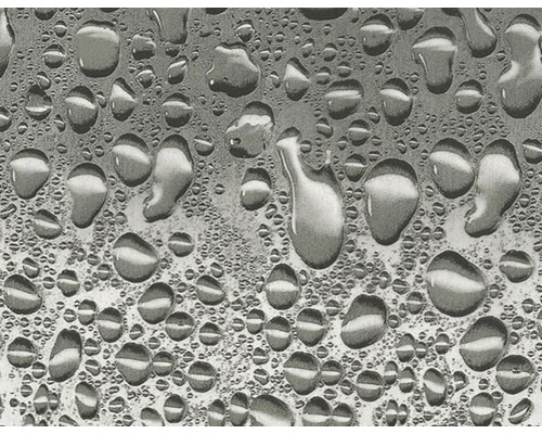 Film d'impression à l'eau Waterdrops CD-41-2 100 x 50 cm Gros plan de gouttes d''eau sur une surface