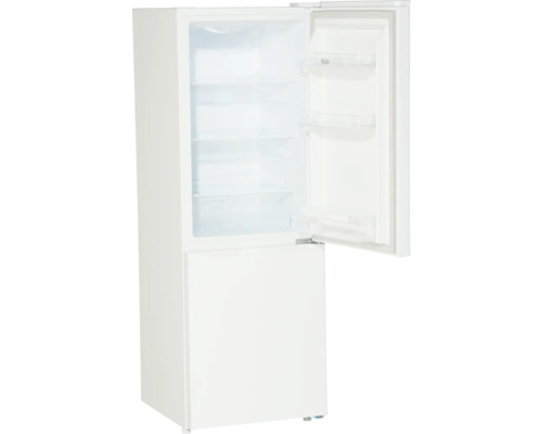 Weißer Kühlschrank mit geöffneter Tür