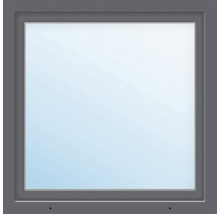Fenêtre en PVC ARON Basic blanc/anthracite 1050x1000 mm tirant droit-thumb-0