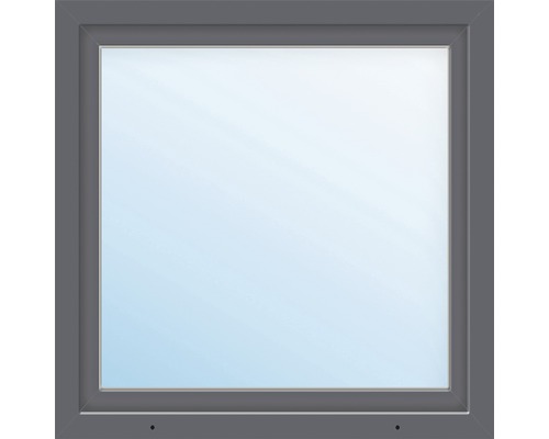 Fenêtre en PVC ARON Basic blanc/anthracite 650x600 mm tirant droit-0