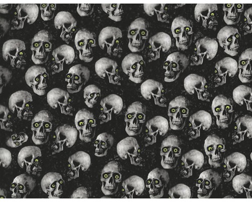 Wassertransferdruck Folie Skulls CD-325 100 x 50 cm