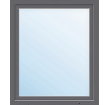 Kunststofffenster 1-flg. ARON Basic weiß/anthrazit 1150x1450 mm DIN Links-thumb-0