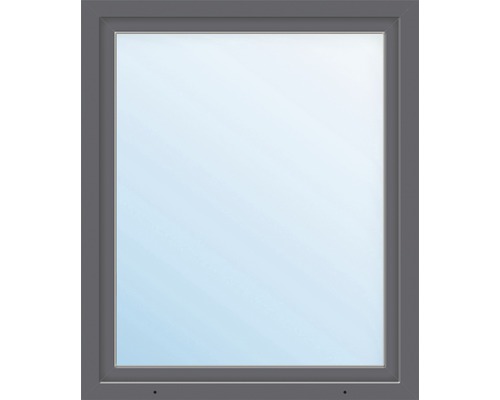 Fenêtre en PVC ARON Basic blanc/anthracite 500x700 mm tirant gauche