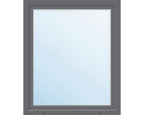 Kunststofffenster 1-flg. ARON Basic weiß/anthrazit 950x1050 mm DIN Rechts-0