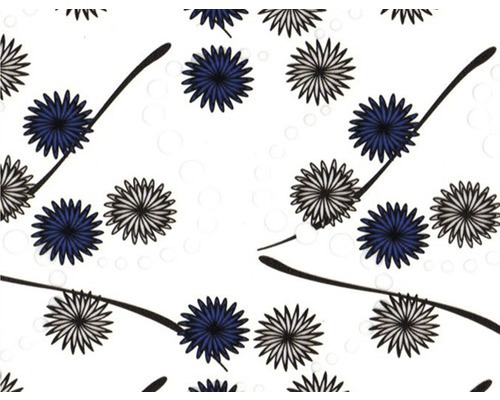 Film d'impression à l'eau tourbillons CD-275 100 x 50 cm Papier peint à motifs floraux