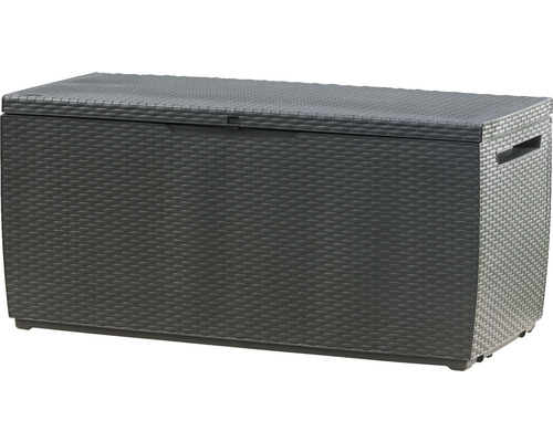 Aufbewahrungsbox mit Rattanoptik für den Aussenbereich