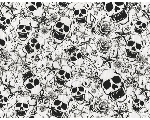 Film d'impression à l'eau Skulls CD-515-MS 100 x 50 cm