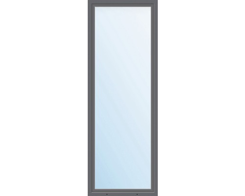 Fenêtre en PVC ARON Basic blanc/anthracite 700x1450 mm tirant droit
