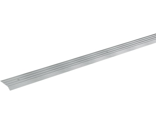 Barre de seuil multi niveaux SKANDOR argent anodisé perforé 5x29x2700 mm