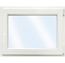 Fenêtre en PVC ARON Basic blanc/anthracite 750x600 mm tirant droit-thumb-2