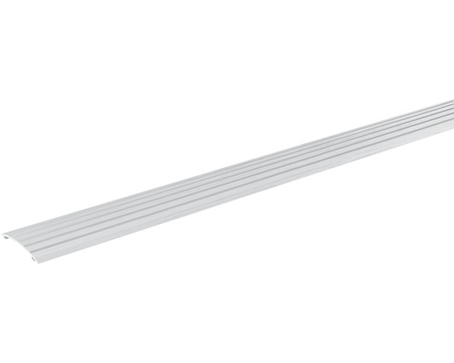 Barre de seuil multi niveaux SKANDOR argent anodisé autocollant 4,5x40x2700 mm