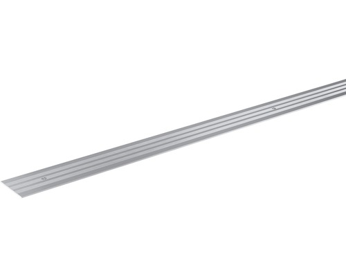 Barre de seuil SKANDOR argent anodisé perforé 2x29,5x2700 mm