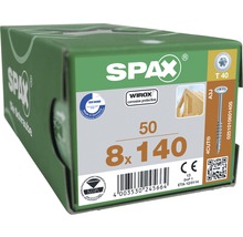 Paquet de 50 vis Spax, 8x140 millimètres