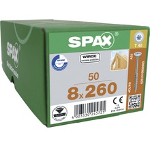 Paquet de vis à bois 8x260 millimètres