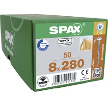 Boîte de vis Spax 8x280 mm, 50 pièces
