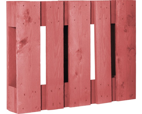 Demi palette de projet diagonale 60x80x15 cm rouge suède