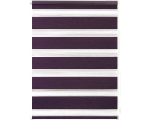 Store enrouleur avec des bandes horizontales pour le contrôle de la lumière