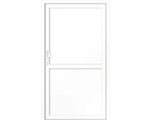 Porte blanche avec poignée