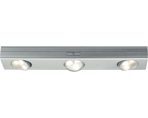 LED Schrankleuchte dimmbar 3x0,18W 3x22 lm 3000 K warmweiß Jiggle chrom/matt B 300 mm