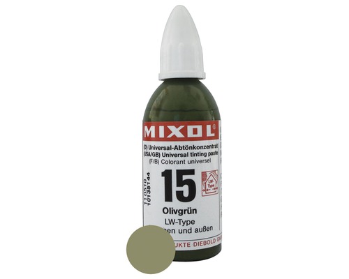 Concentré de colorant MIXOL® 15 vert olive 20 ml