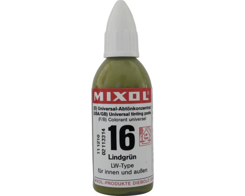 Pâte colorante universelle Mixol vert tilleul pour l''intérieur et l''extérieur