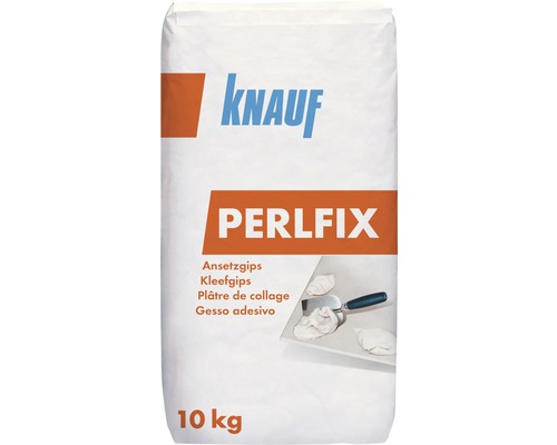 Plâtre de collage Knauf Perlfix 10 kg Knauf Perlfix plâtre adhésif, sac de 10 kilogrammes