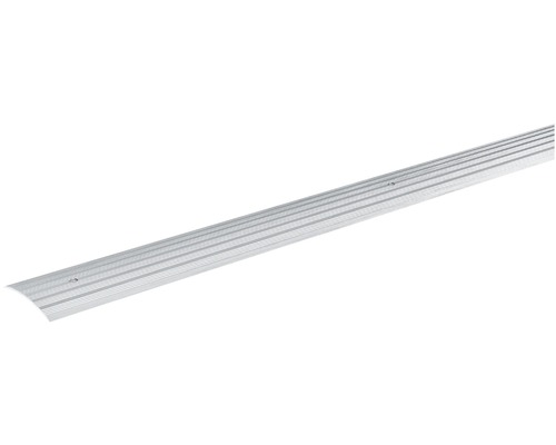 Barre de seuil multi niveaux SKANDOR argent anodisé perforé 4,5x40x900 mm