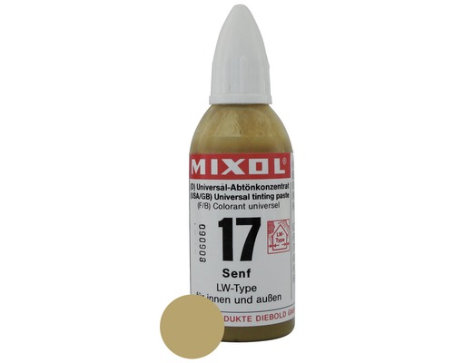 Concentré de colorant MIXOL® 17 moutarde 20 ml