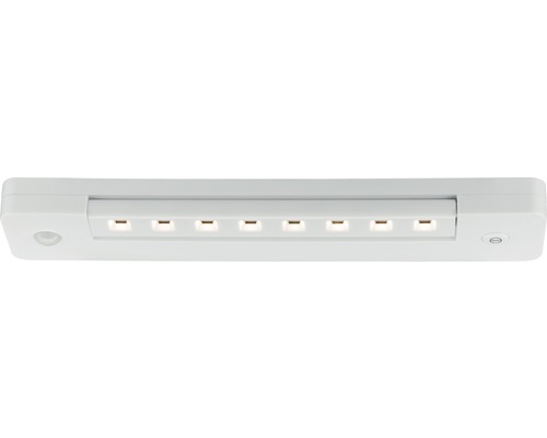 Éclairage d'armoire Smartlight avec capteur chrome/mat à intensité lumineuse variable avec 1 ampoule 140 lm 3000 K blanc chaud B 250 mm