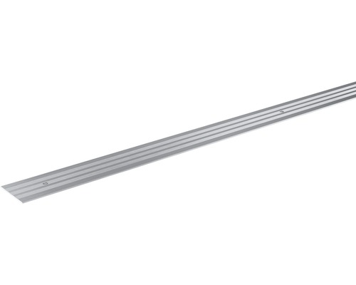 Barre de seuil SKANDOR argent anodisé perforé 2x29,5x900 mm