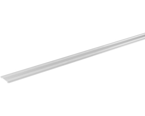 SKANDOR Übergangsprofil silber eloxiert selbstklebend 2x28x900 mm Aluminiumprofil zur Abdeckung von Kabeln