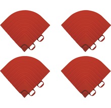 Eckteil Klickfliese 6,2x6,2 cm 4 Stück rot-thumb-0