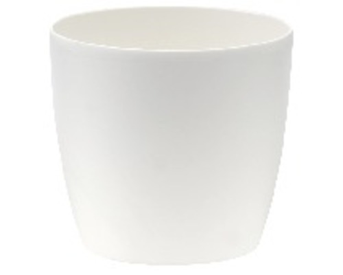 Cache-pot elho Brussels plastique Ø 14 cm blanc