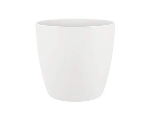 Cache-pot elho Brussels plastique Ø 22 cm blanc