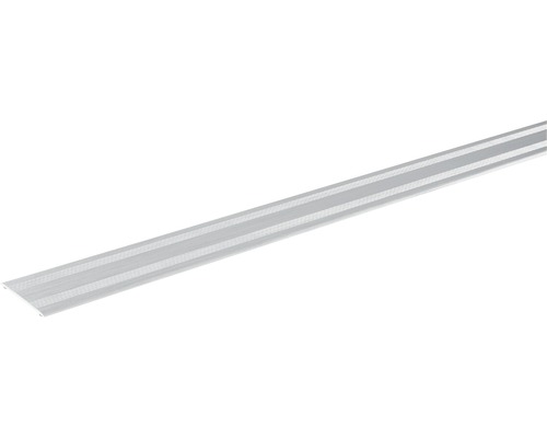 SKANDOR Übergangsprofil silber eloxiert selbstklebend 2x38x900 mm Aluminiumprofil für LED Streifen
