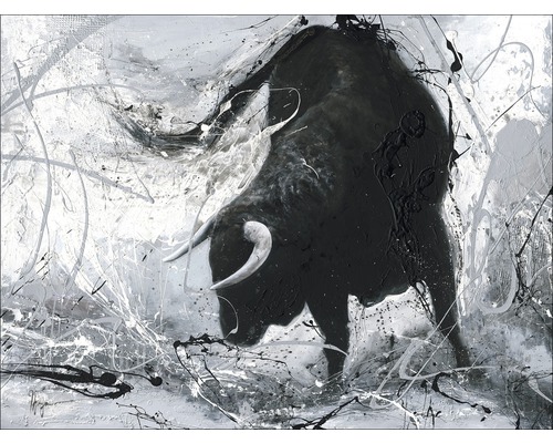 Tableau sur toile Aggressive Taurus 116x84 cm