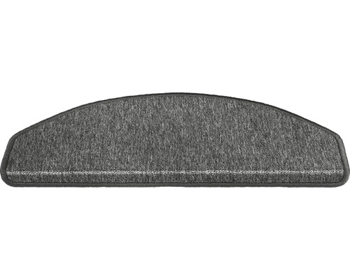 Tapis d'escalier Rambo gris 28x65 cm Tapis d''escalier gris pour protéger l''escalier