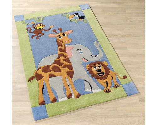 Tapis avec motifs d''animaux pour chambre d''enfants